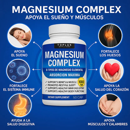 Magnesio Complex™: Salud y vitalidad diaria | 50% OFF SOLO HOY
