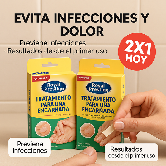 Royal Prestige™ – Elimina Hongos de Uñas SIN Dolor | 2X1 SOLO HOY