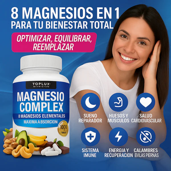 Magnesio Complex™: Salud y vitalidad diaria | 50% OFF SOLO HOY