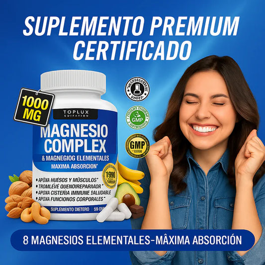 Magnesio Complex™: Nutrición completa | 50 % OFF HOY