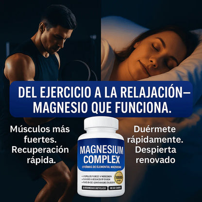Magnesio Complex™: Salud y vitalidad diaria | 50% OFF SOLO HOY