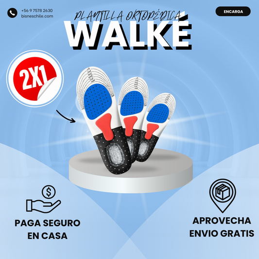 Walké™: Plantilla Ortopédica | Alivia Dolor de Pies (Paga 1 y lleva 2)