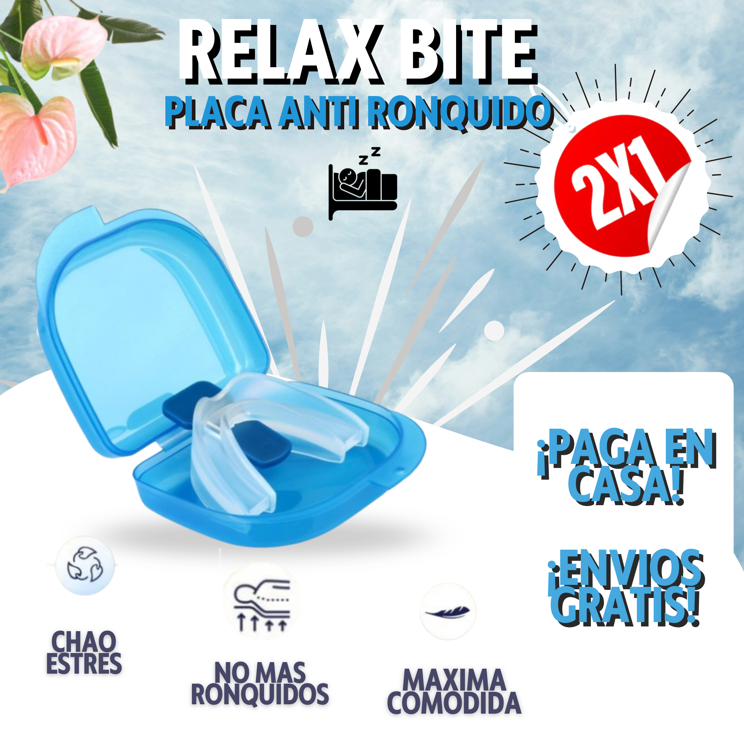 Relax Bite™: Placa Anti Ronquido