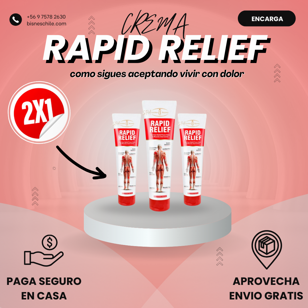 Rapid Relief™: Crema Alivio Dolor Muscular