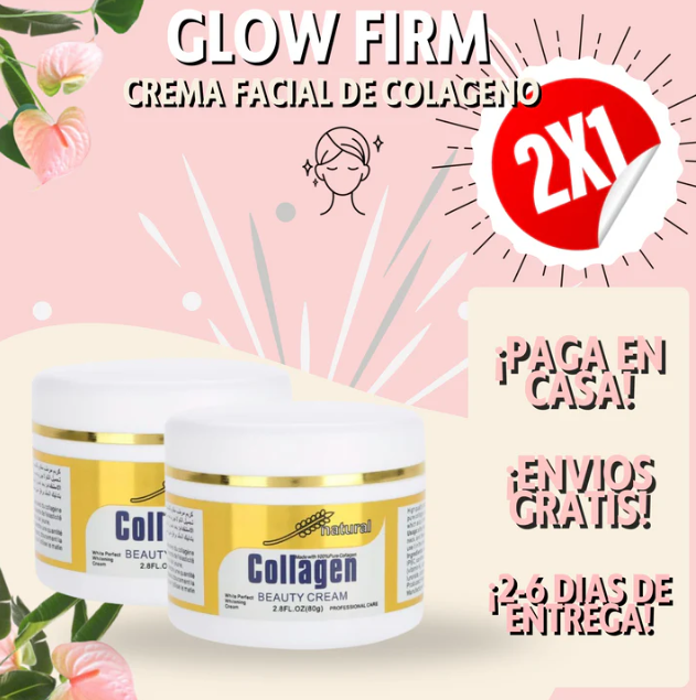 Glow Firm™: Crema facial de colageno.,.,.,.,