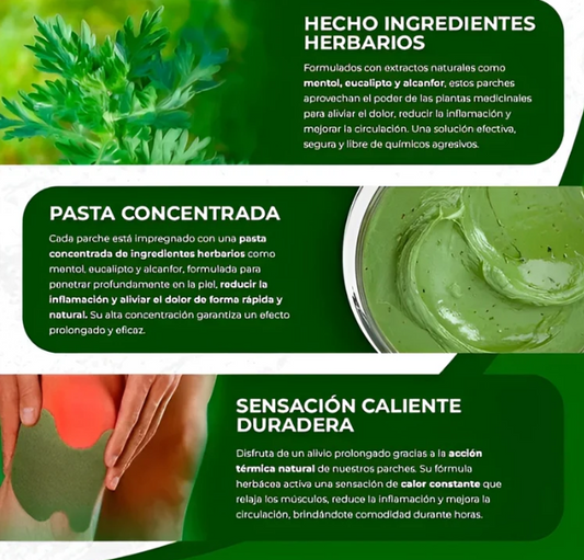 VitalPatch™: Pack de parches Alivio Dolor rodillas y Artrosis